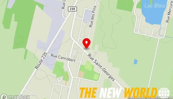 map of Robert J A Electricien Inc Electrician in Ange-Gardien