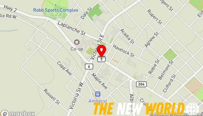 map of Robert Moores General practice attorney in Amherst