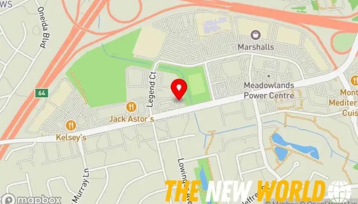 map of Robinson Consultants Inc Engineering consultant in Ancaster