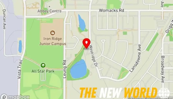 map of Rockport Place Townhouse complex in Blackfalds