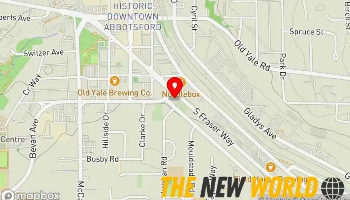 map of Rosborough & Company Law firm in Abbotsford