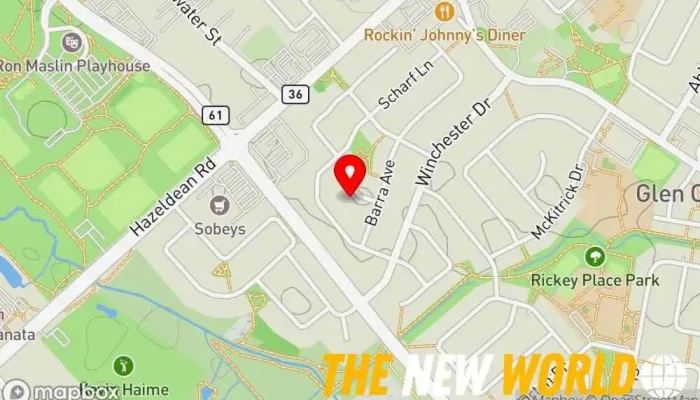 map of Rowland & Associates Computer support and services, Computer consultant, Website designer in Kanata