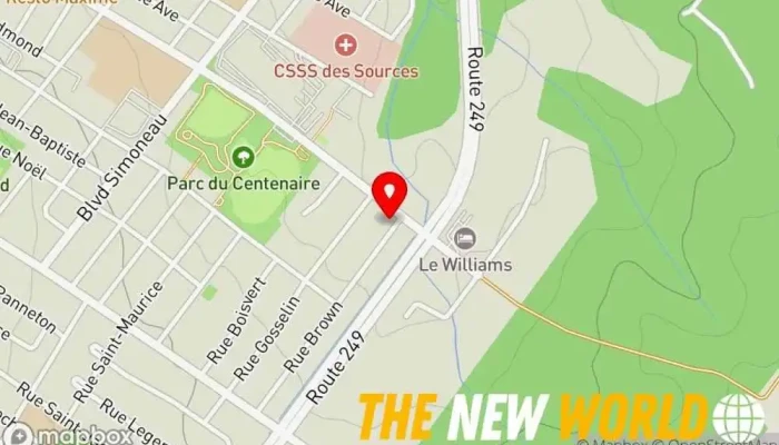 map of Roy Métivier Roberge - Syndic autorisé en insolvabilité Asbestos Insolvency service, Bankruptcy service, Debt collection agency, Financial consultant in Val-des-Sources