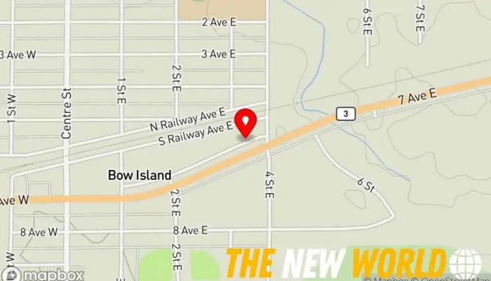 map of RZ Rental Tool rental service in Bow Island