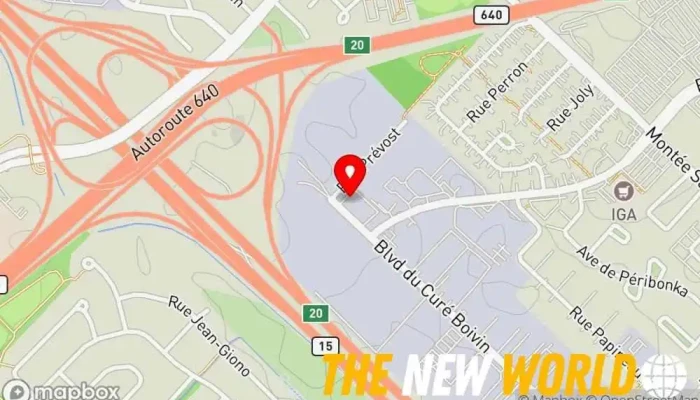 map of S L P IT Solutions TI Computer support and services in Boisbriand