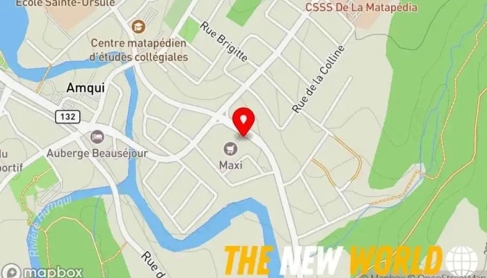 map of SADC de La Matapédia | Financement et accompagnement aux entreprises | Développement local Business development service in Amqui