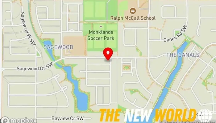 map of Sagewood Technical Services Computer support and services in Airdrie