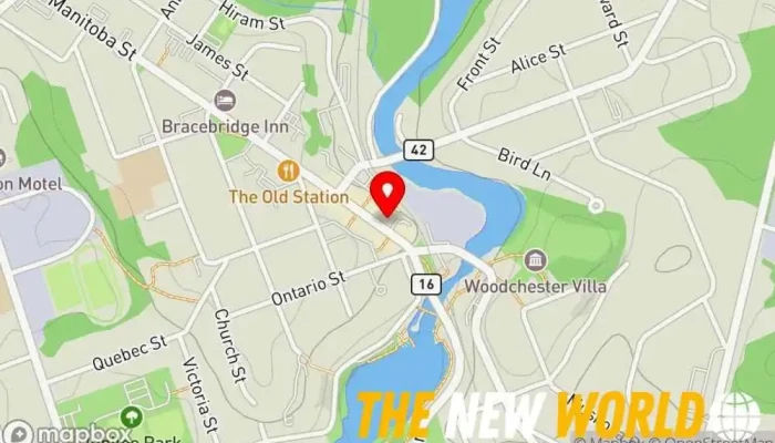 map of Saunders and Welch Accountant in Bracebridge