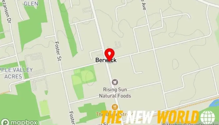 map of Saunders Insurance Insurance agency in Berwick