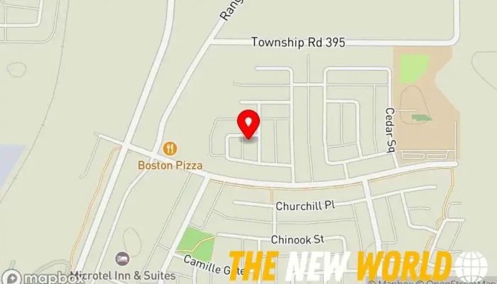map of Savemore Enterprizes Cleaning service, Cleaners, Janitorial service in Blackfalds