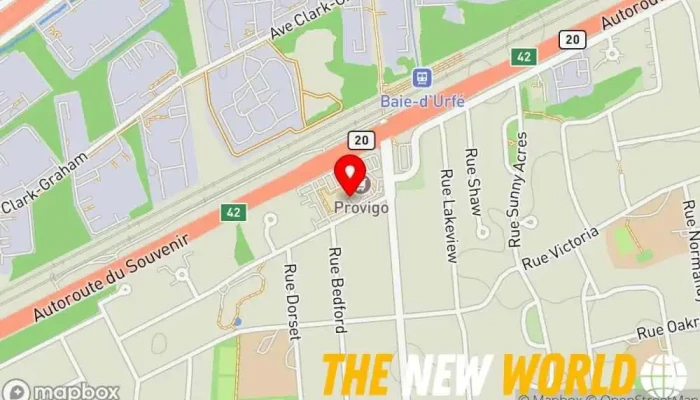 map of Savoie Mario Legal services, Mediation service in Baie-D'Urfe