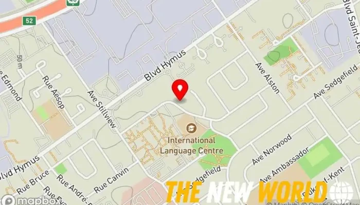 map of Sawyem Trading Inc Business management consultant in Pointe-Claire