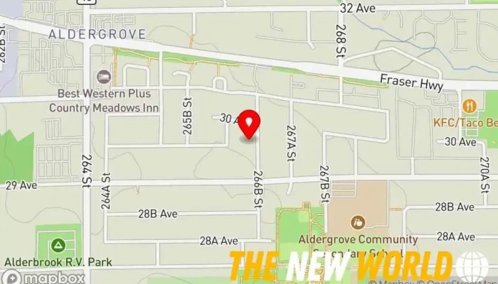 map of Schenderling & Associates Accountant in Aldergrove