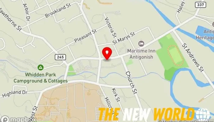 map of Scotiabank Bank, ATM, Financial consultant, Investment service in Antigonish
