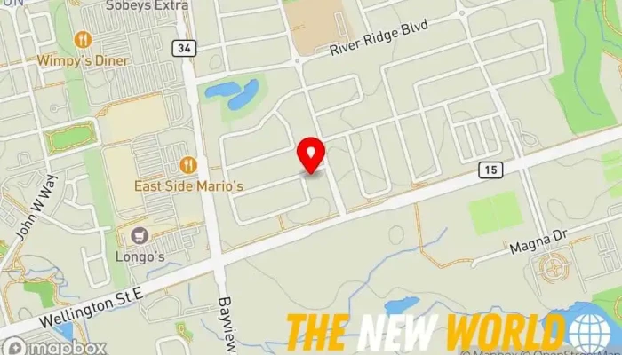 map of Serge's Computer Services GTA Computer support and services, Computer consultant in Aurora