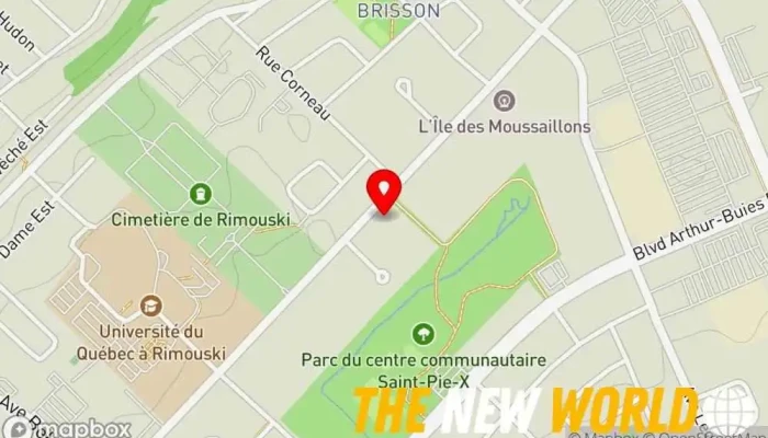 map of Sertek Informatique Inc Computer consultant in Rimouski