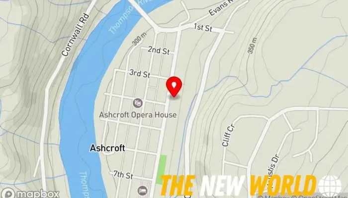 map of Service BC Centre Ashcroft Government office in Ashcroft