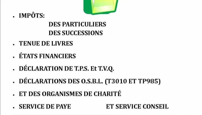 Service Comptabilite Mario Coulombe Baa By Owner - Amos