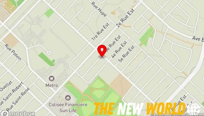map of Service Comptables Courcelles Accountant, Bookkeeping service, Tax consultant in Rimouski