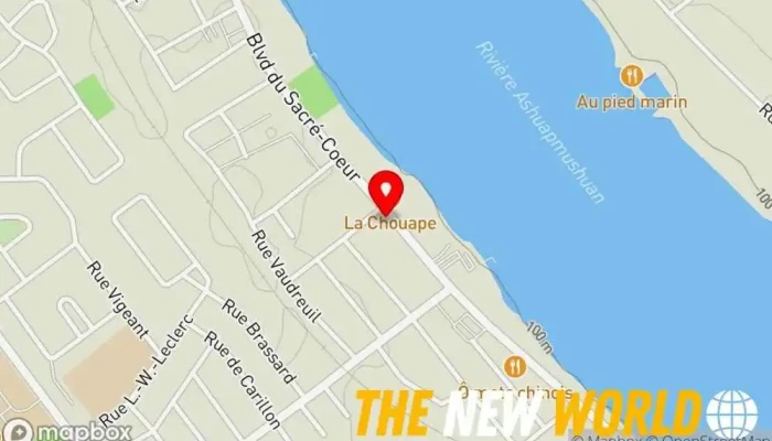 map of Services aux entreprises Bank, ATM, Credit counseling service, Financial institution, Investment bank, Investment service, Loan agency, Mortgage broker, Mortgage lender, Savings bank in Saint-Félicien