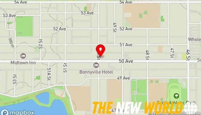 map of Services Bancaires Commerciaux TD Business management consultant in Bonnyville