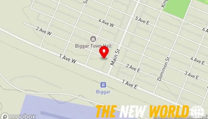 map of Sew Crafty Sara Clothing store in Biggar