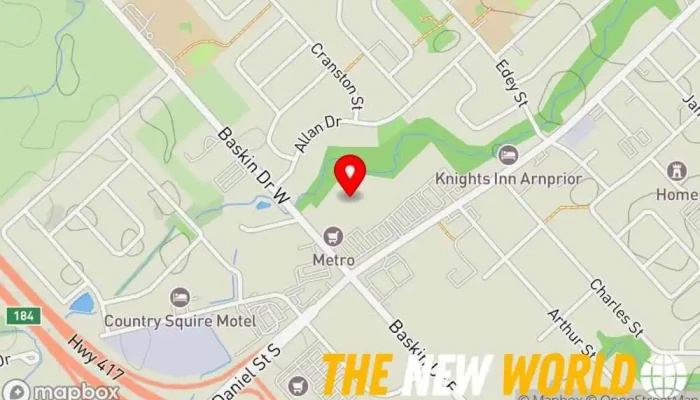 map of Sew Inspired Sewing machine store, Quilt shop, Sewing machine repair service in Arnprior