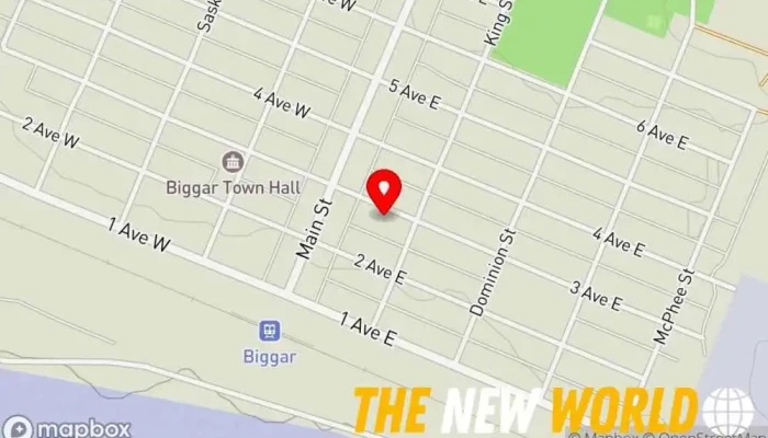 map of Shelby’s House Laundry service in Biggar