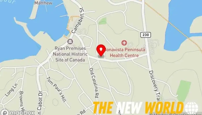 map of Shirran's Taxi & Charter Service Bus charter, Limousine service, Minibus taxi service, Taxi service, Wedding service in Bonavista