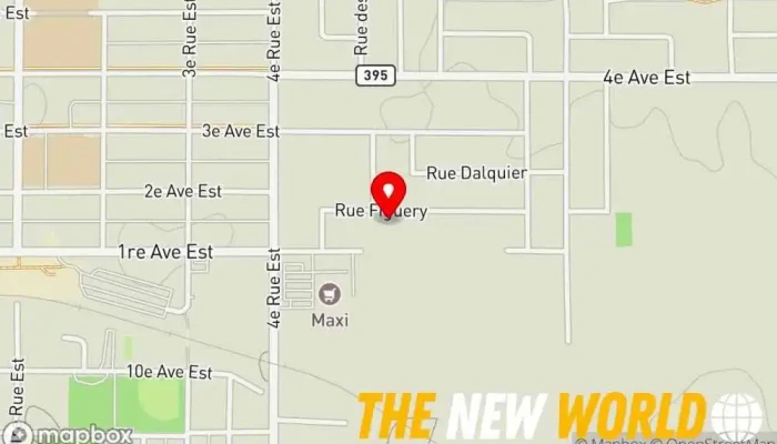 map of SI Langlois inc. HVAC contractor, General contractor in Amos