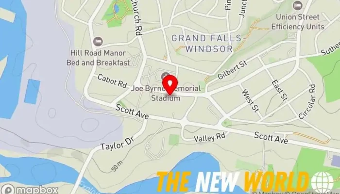 map of Silk Stevens Ltd Engineering consultant in Grand Falls-Windsor