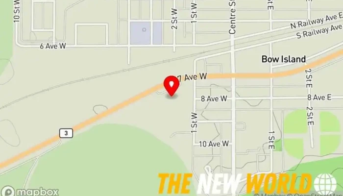 map of Silver Spray Car/Truck Wash Car wash in Bow Island