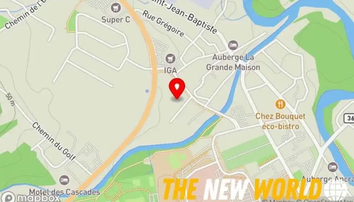map of Simard Leveillee Dufour Notaires Notary public in Baie-Saint-Paul