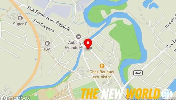 map of Simard Michel Shoe repair shop in Baie-Saint-Paul