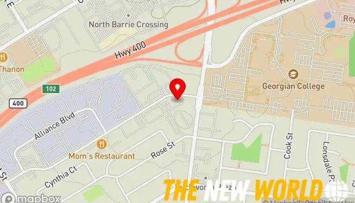 map of Skelton Brumwell & Associates Inc. Engineering consultant, Civil engineer, Environmental consultant, Urban planning department in Barrie