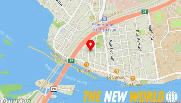 map of Societ Software company, Marketing agency, Website designer in Sainte-Anne-de-Bellevue