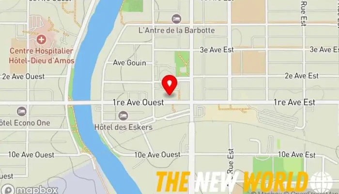 map of Societe D'Analyse Immobiliere Real estate agency in Amos