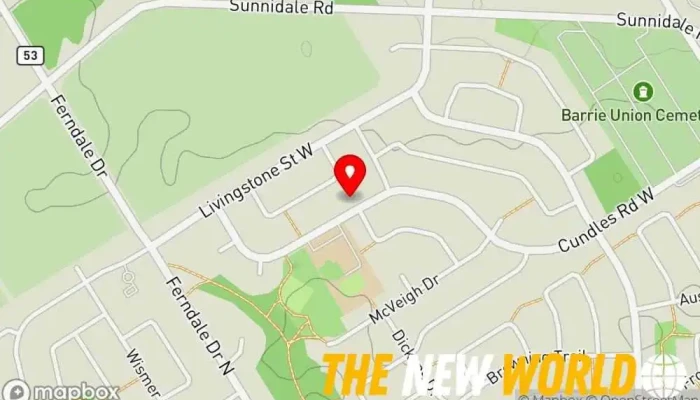 map of Soft-L Ltd. Software company in Barrie