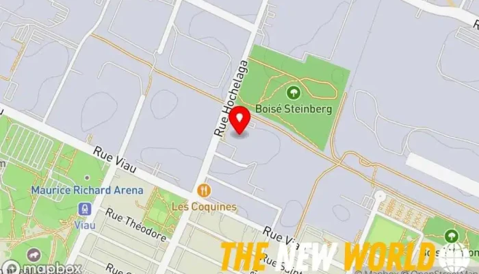 map of Solotech Audio visual equipment supplier, Acoustical consultant, Audio visual consultant, Audio visual equipment repair service, Live music venue, Party equipment rental service, Stage lighting equipment supplier, Video conferencing equipment supplier, Video produ in Montreal