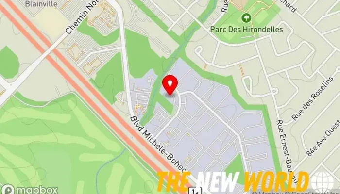map of Solulan Computer support and services, Computer security service, Information services in Blainville