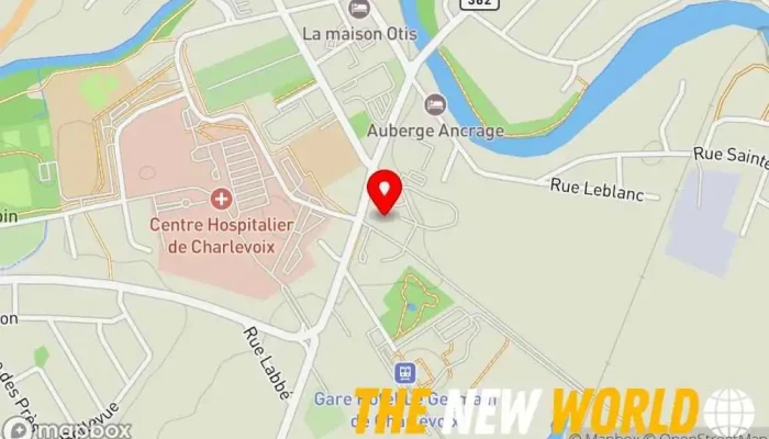 map of Solution Humaine Charlevoix Mediation service in Baie-Saint-Paul