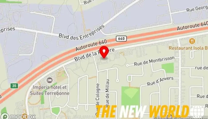 map of SOLUTIONS CYBER CONSULTATION INC. Engineering consultant in Terrebonne
