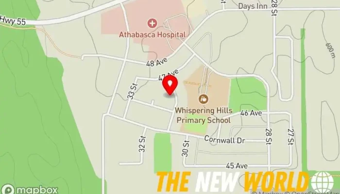map of SOS Sales Consulting Business management consultant in Athabasca