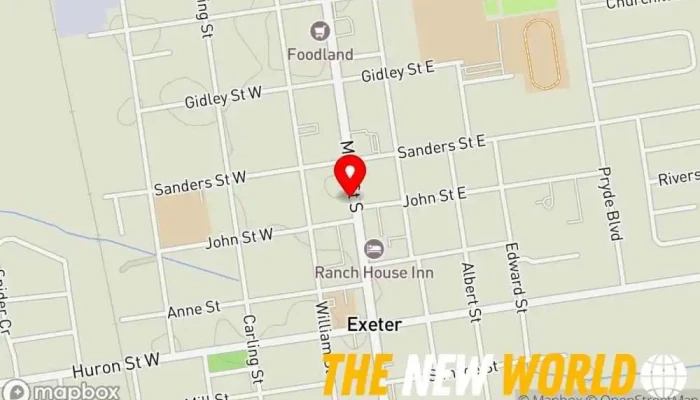 map of South Huron Accounting & Tax Services Accountant in Exeter