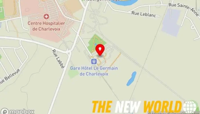 map of Spa Nordique Le Germain Spa, Day spa, Facial spa, Massage therapist in Baie-Saint-Paul