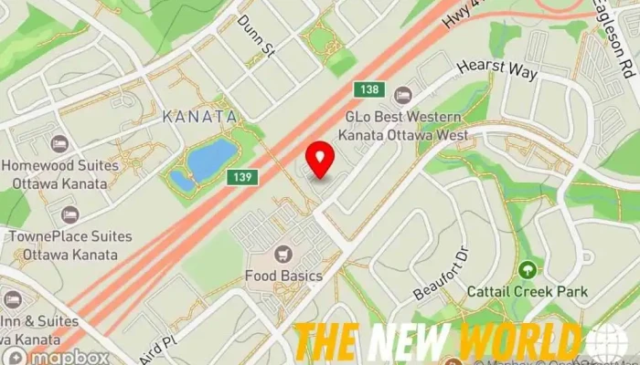 map of Space Strategies Consulting Ltd Business management consultant in Kanata