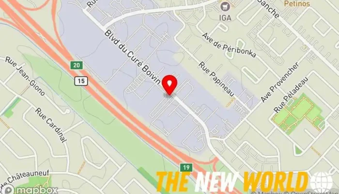 map of SRG Consultant Computer support and services in Boisbriand