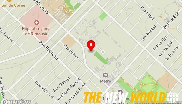 map of Stantec Engineering consultant, Architect, Business management consultant, Engineer, Interior designer in Rimouski