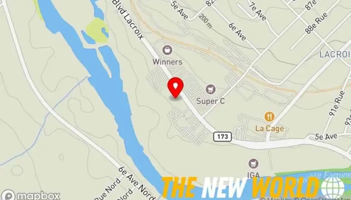 map of Stantec Engineering consultant, Architect, Business management consultant, Engineer, Interior designer in Saint-Georges
