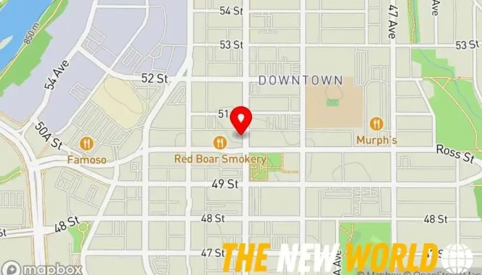 map of Stantec Engineering consultant, Architect, Business management consultant, Engineer, Interior designer in Red Deer